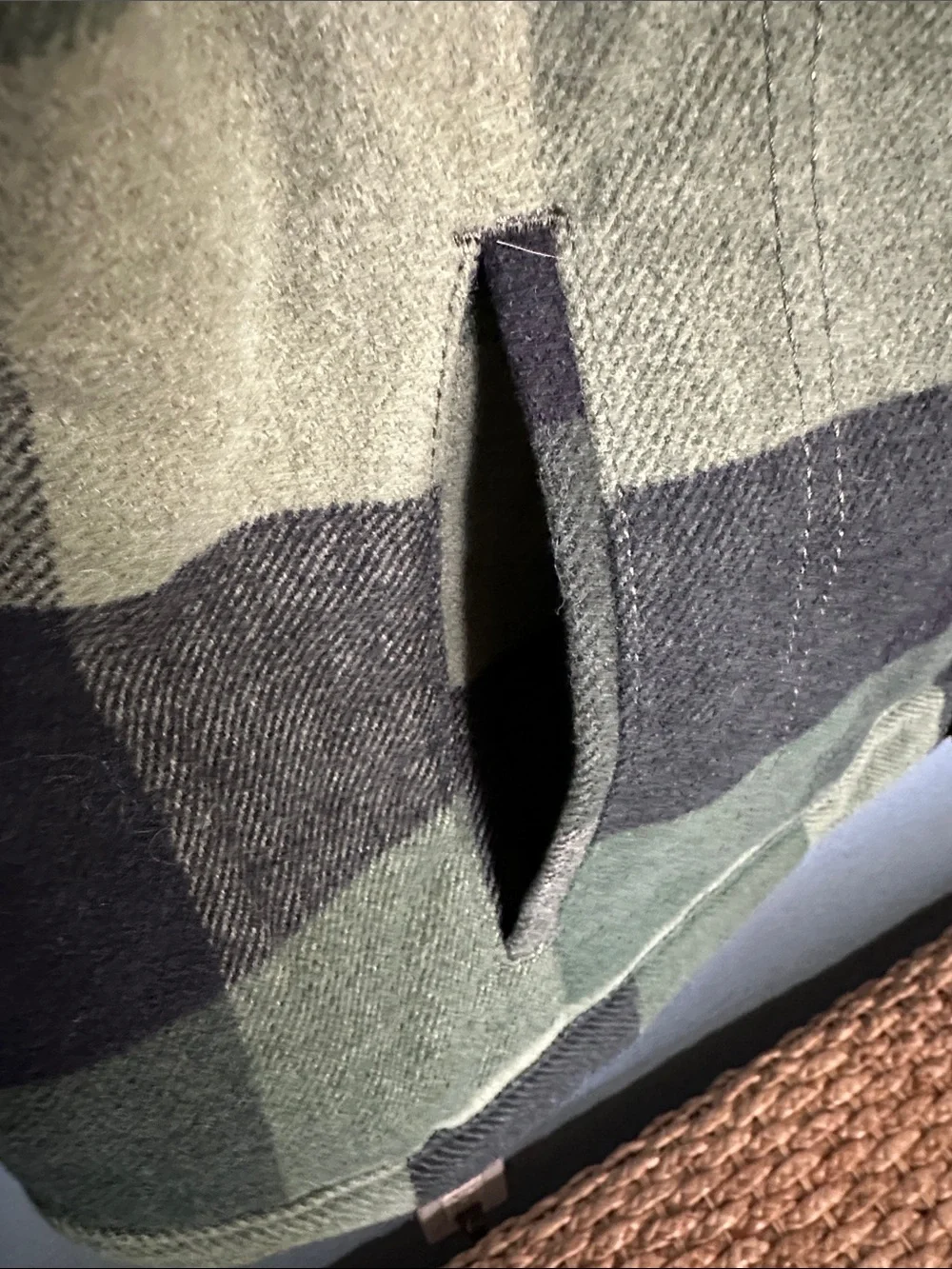 Levi's Men's Green Buffalo Plaid Sherpa-Lined Jacket